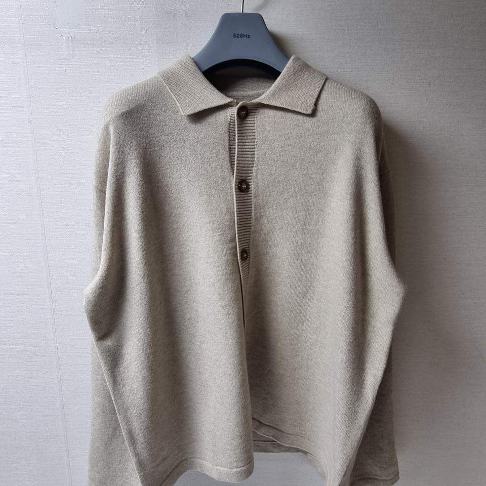 새상품 / 105사이즈 남성 카라 오트밀 가디건 부드럽고 폭신해요