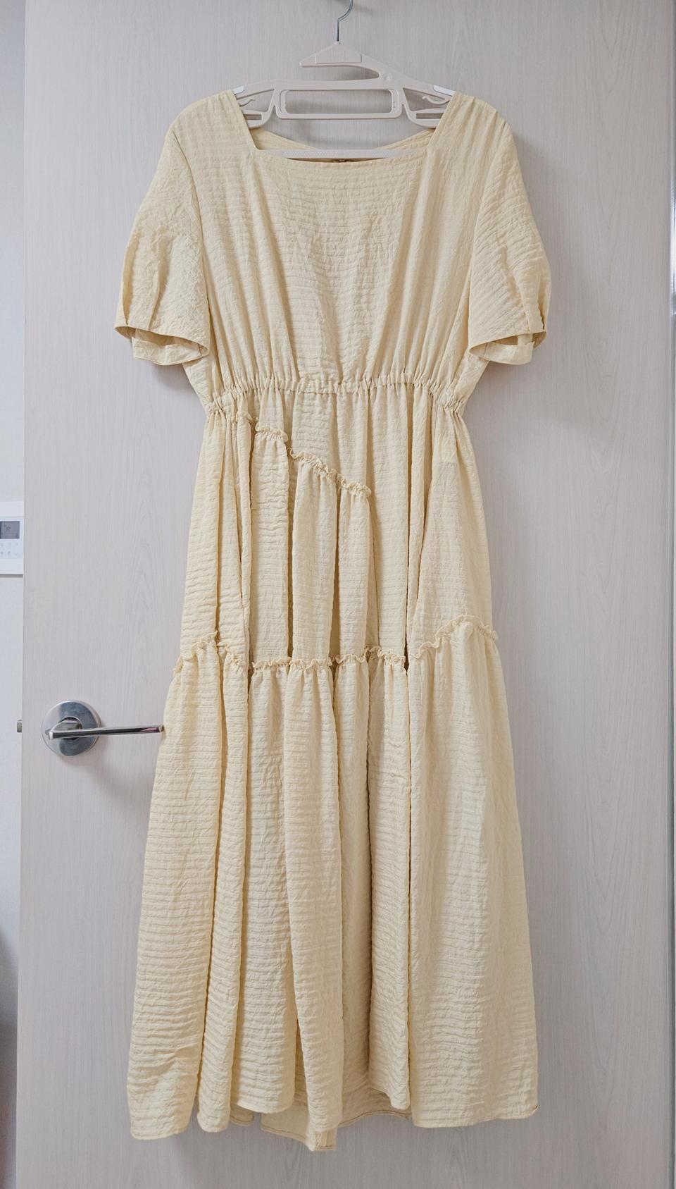 보브 스퀘어넥 원피스