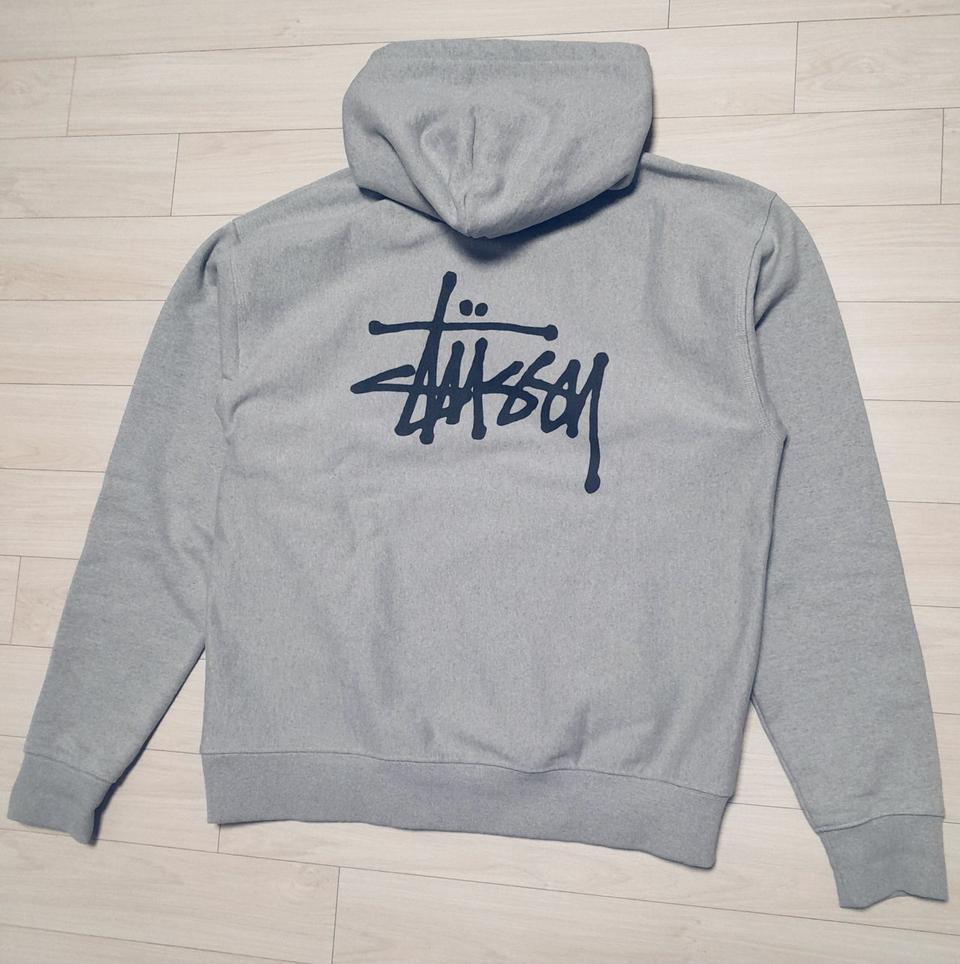 스투시 베이직 에쉬헤더 후드 (XL)