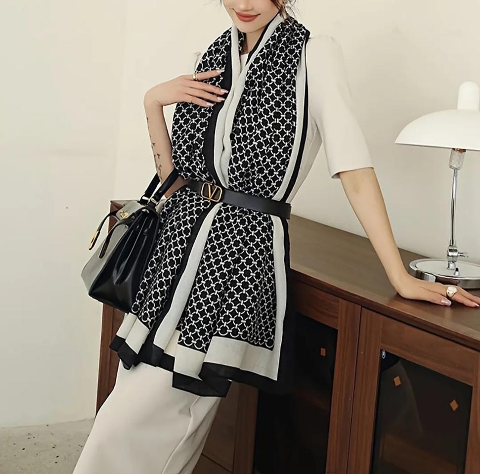 ⛔ 심플하고 세련된 롱 스카프