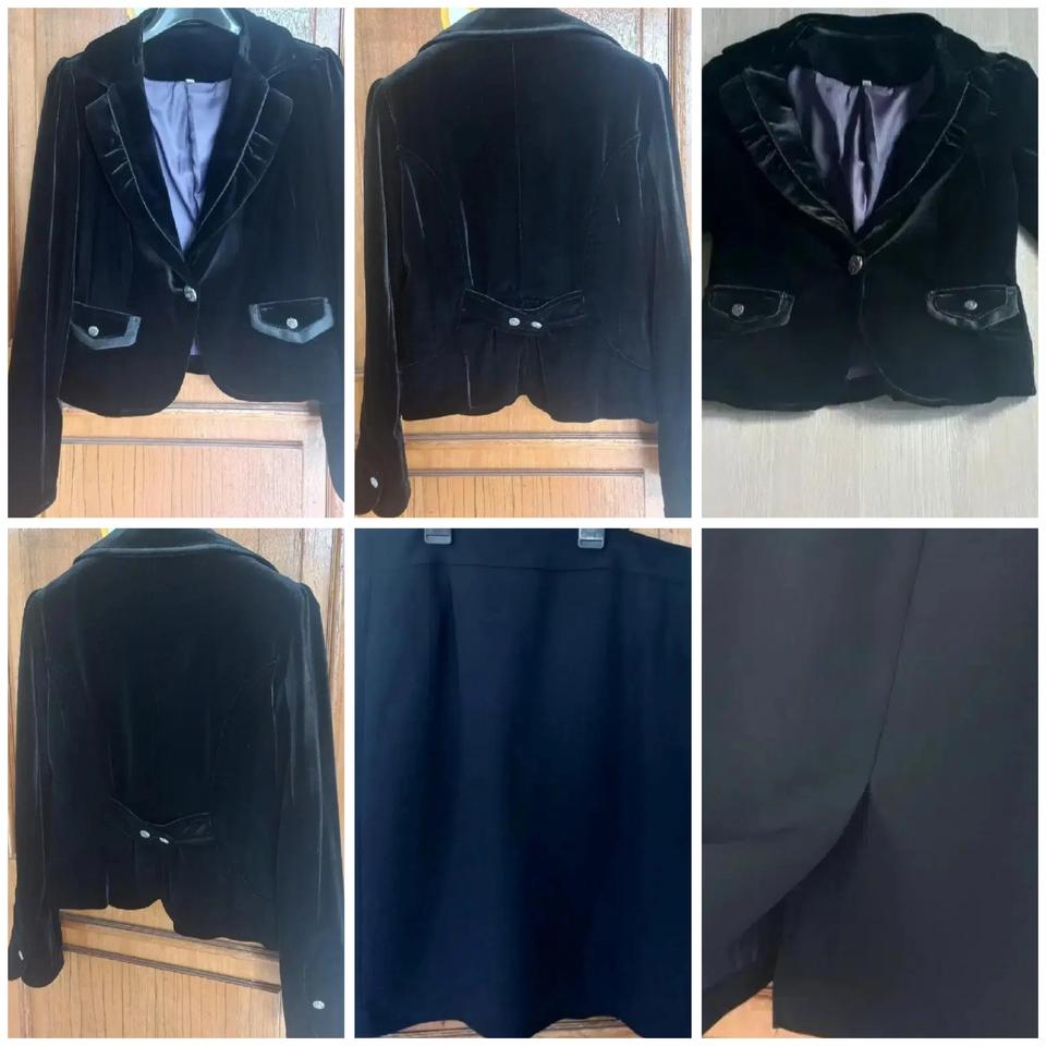 여성옷2종(치마.벨벳자켓)