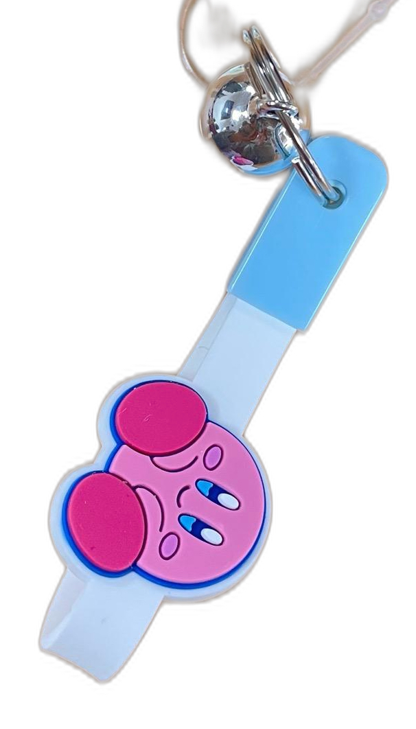 별의커비 실리콘 키링