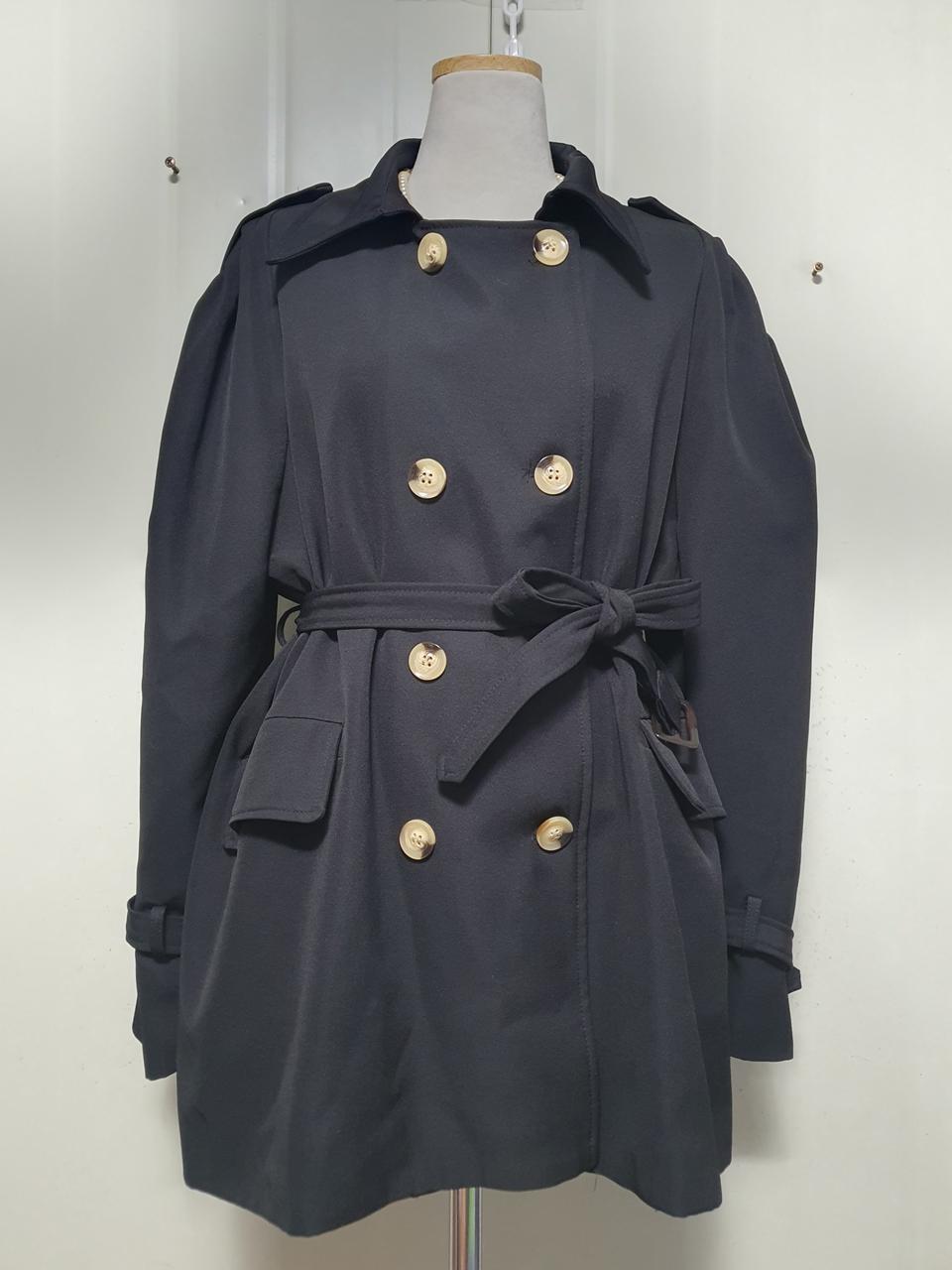 퍼프 트렌치 코트.아방.