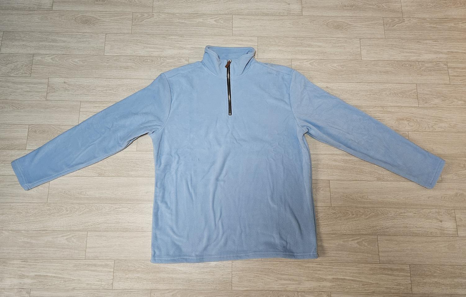 두툼 플리스 기모집업 사이즈 115 새제품