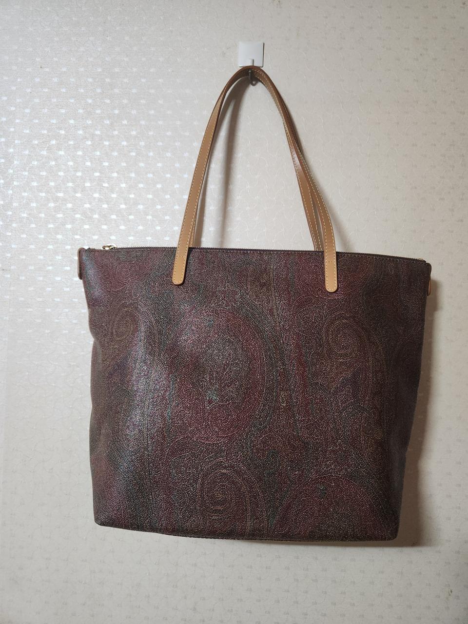 정품 ETRO 에트로 페이즐리 자카드 토트백