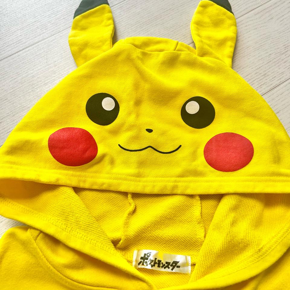 여아 110 피카츄 원피스 긴팔 봄옷 일본 정품