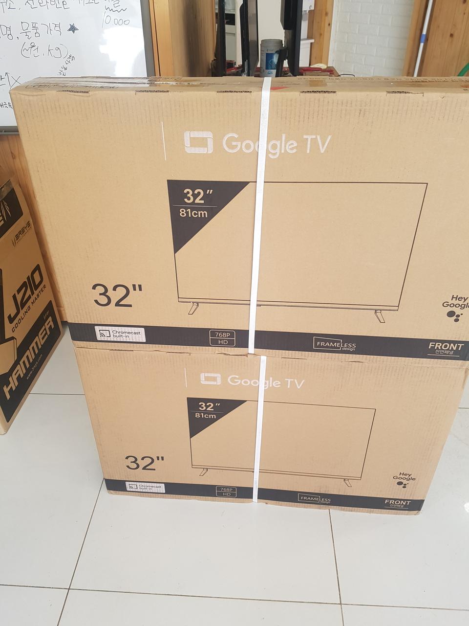 주연테크 DJ32GHN-X 32인치 구글 스마트 TV