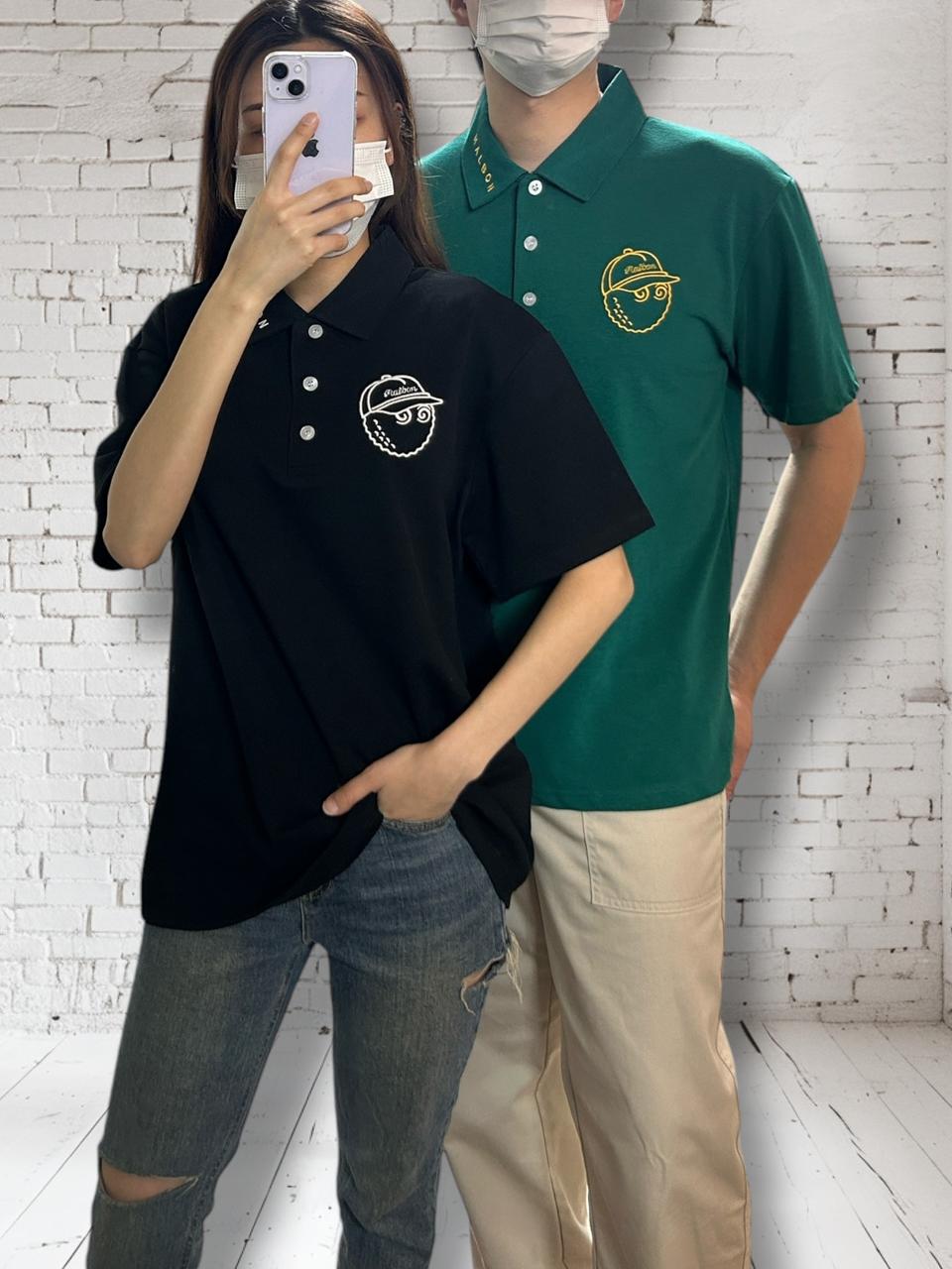 말본 자수 PK  카라T