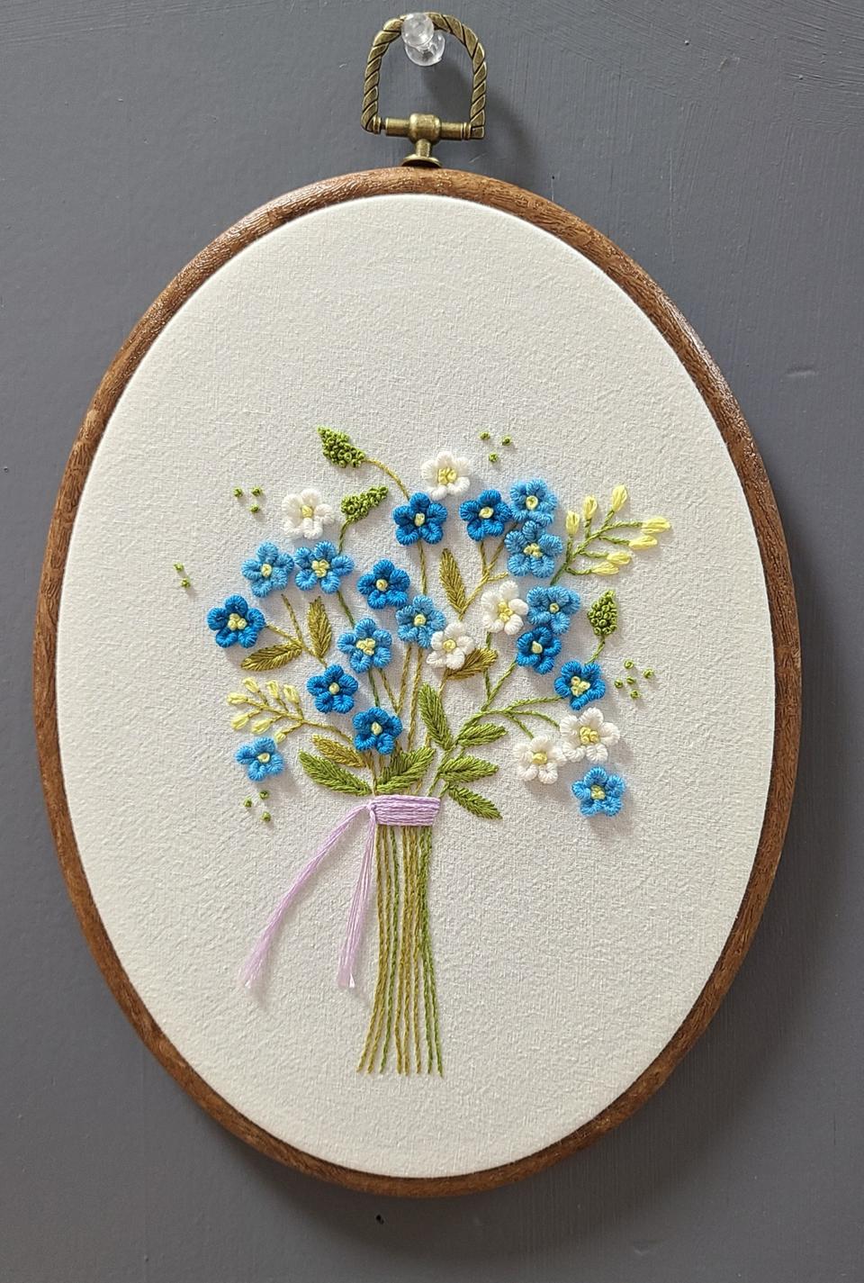 프랑스 자수액자