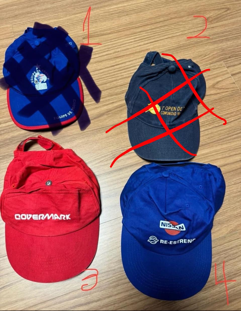 [프랑스구매] 프랑스국대캡 닛산캡 오픈테니스캡 등등