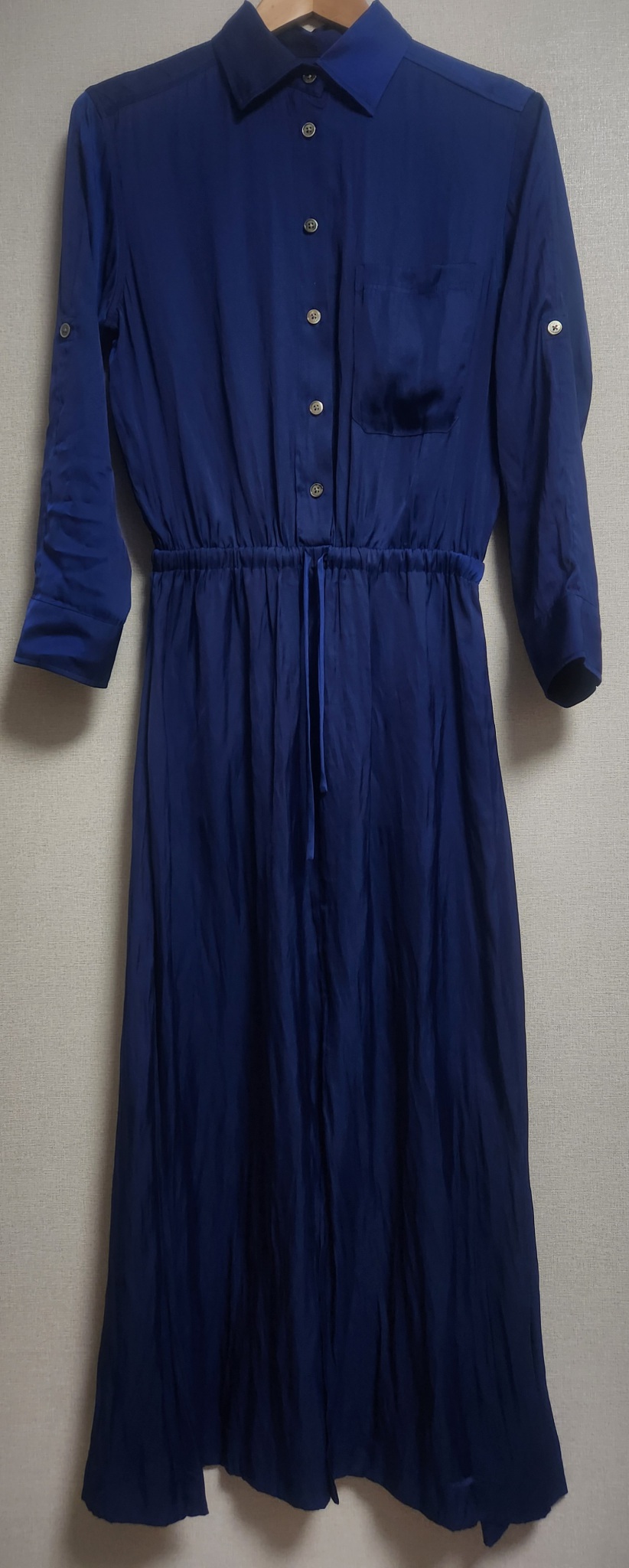 쟈딕앤볼테르 새틴 롱 원피스