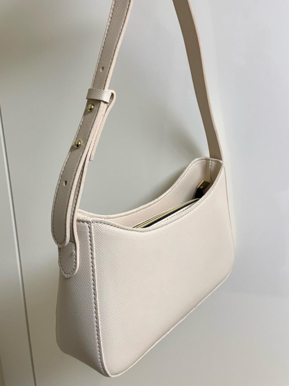 (새상품)아이보리 가죽 숄더백