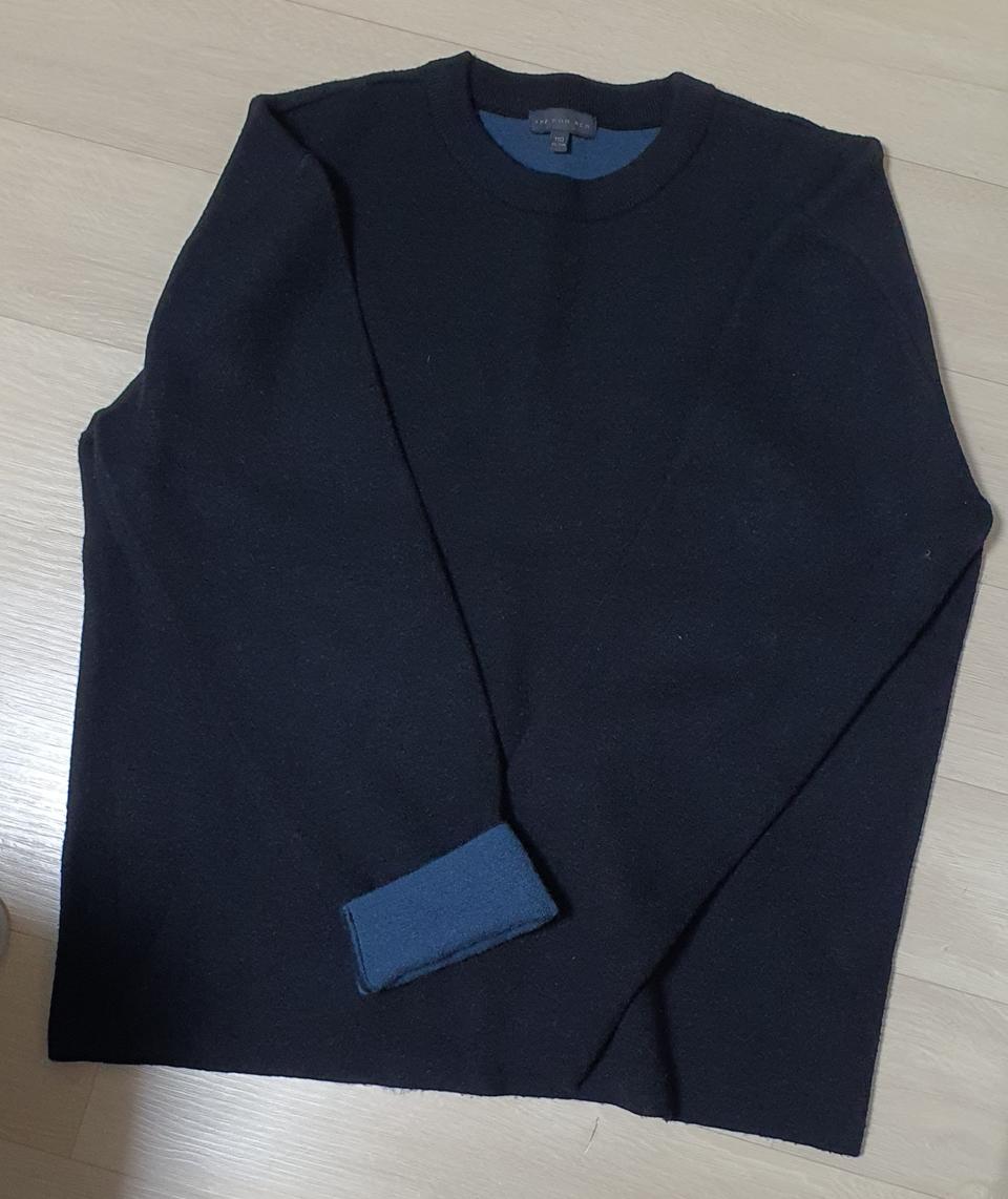 택포 스파오 검정 라운드니트 110