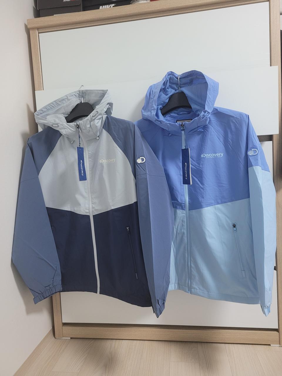 새상품)디스커버리 남성 바람막이 등산자켓 100 L