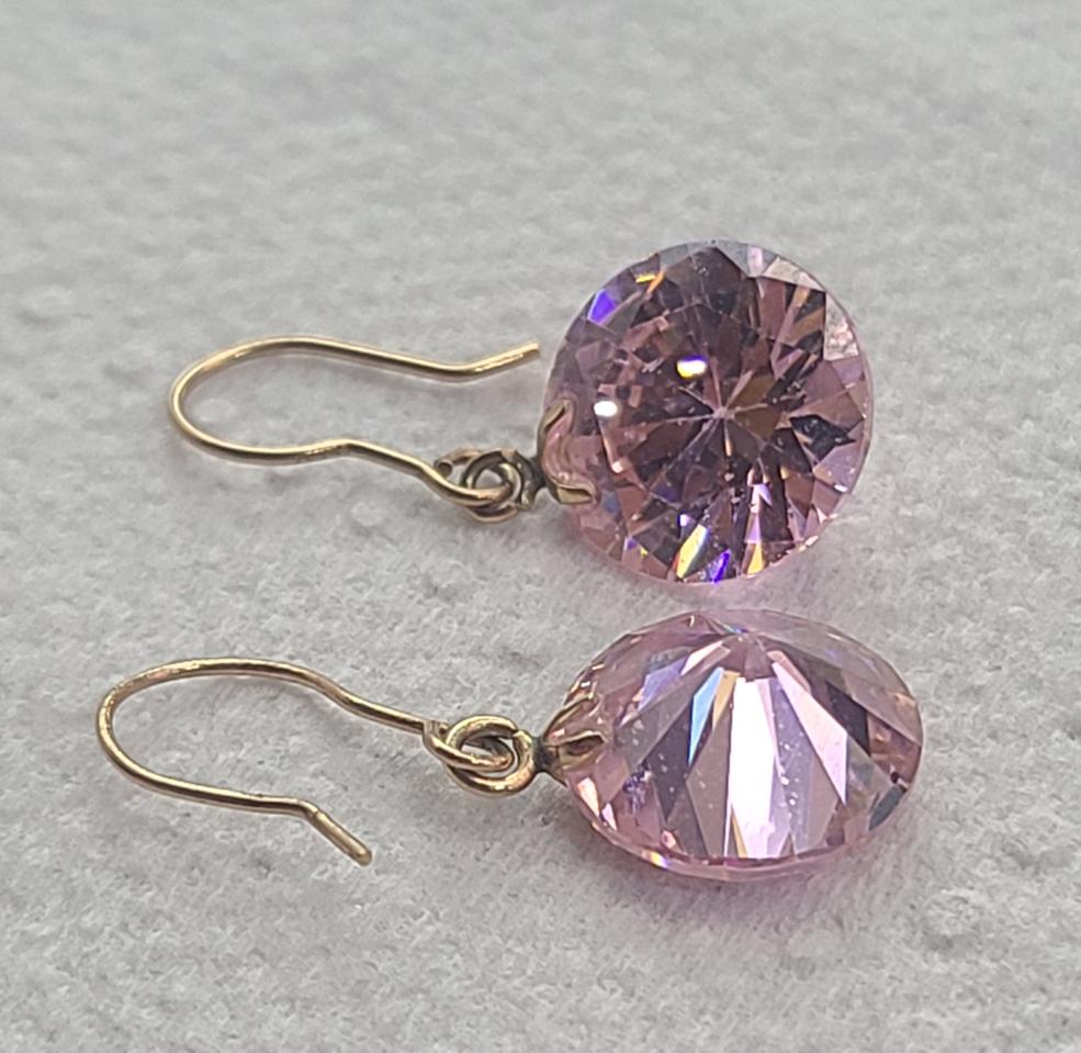 14k 크리스탈 귀고리