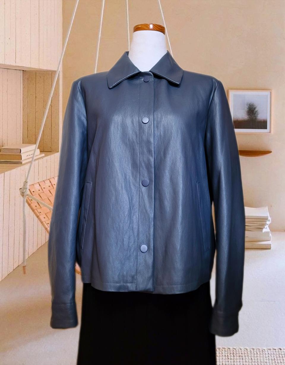 미착용새옷/비건가죽자켓