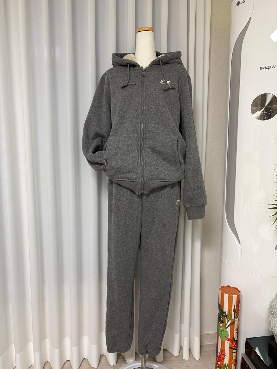 <새상품> 지프 기모퍼 셋업 세트 +패딩베스트