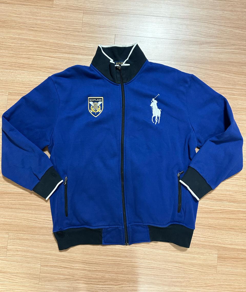 정품 폴로 집업 자켓 스코틀랜드 자켓 XXL