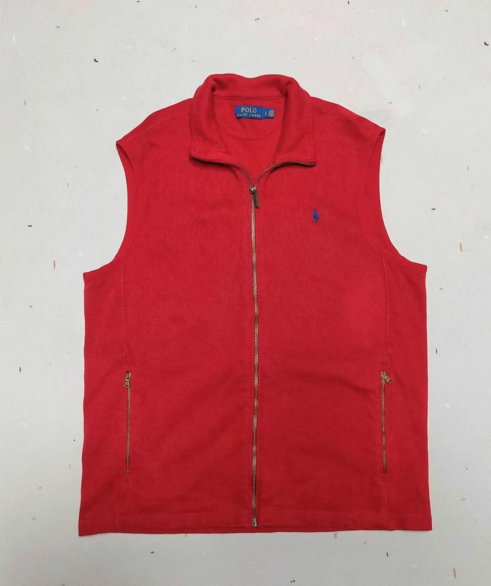 폴로 랄프로렌 남성조끼100-110 집업조끼