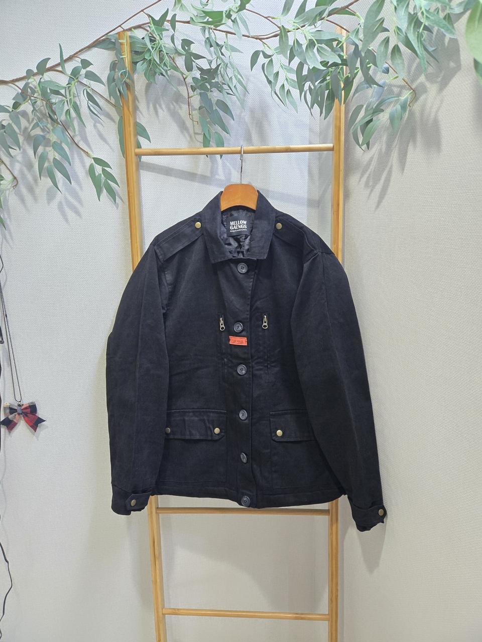 멜로우갱스 자켓형누빔점퍼