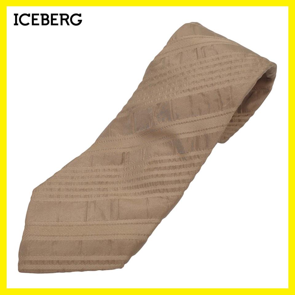 아이스버그 ICEBERG 스트라이프 타이 넥타이 (미착용)