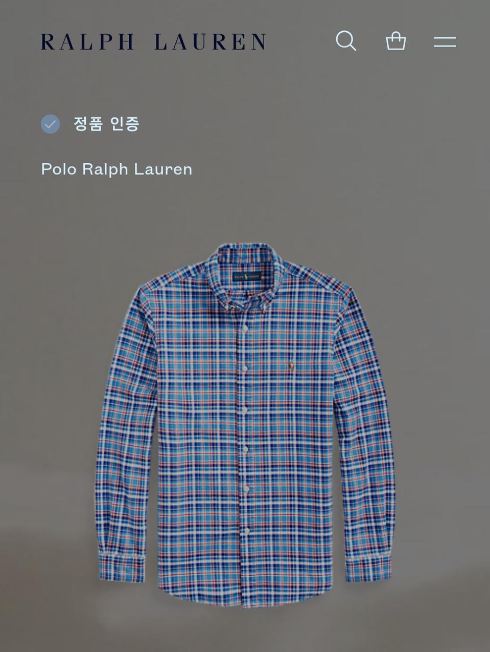 QR 랄프로렌 신형 남방