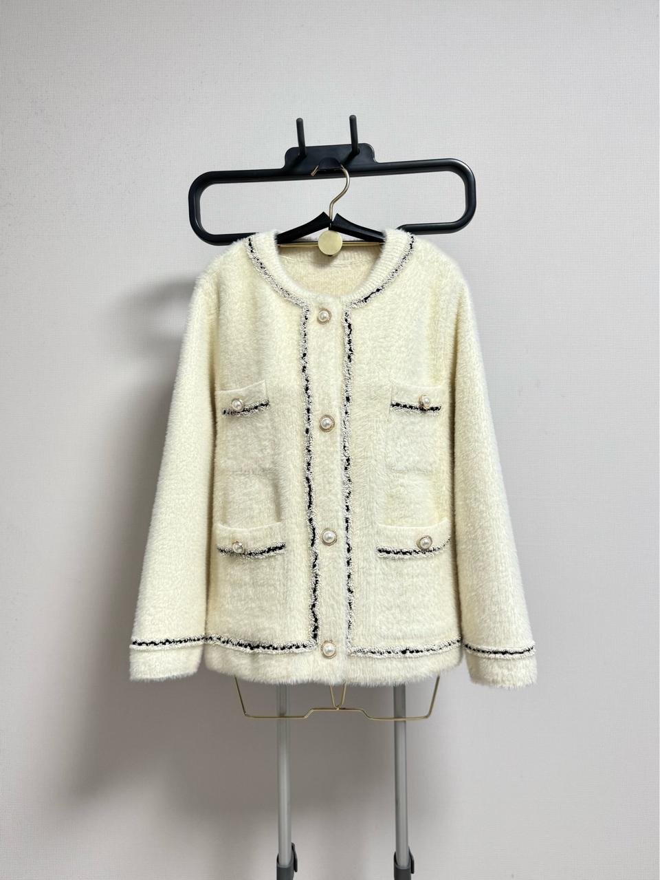 에고이스트 트위드니트자켓