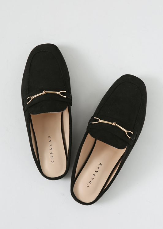 [새상품] 착한구두 홀스빗 스웨이드 블로퍼 230mm