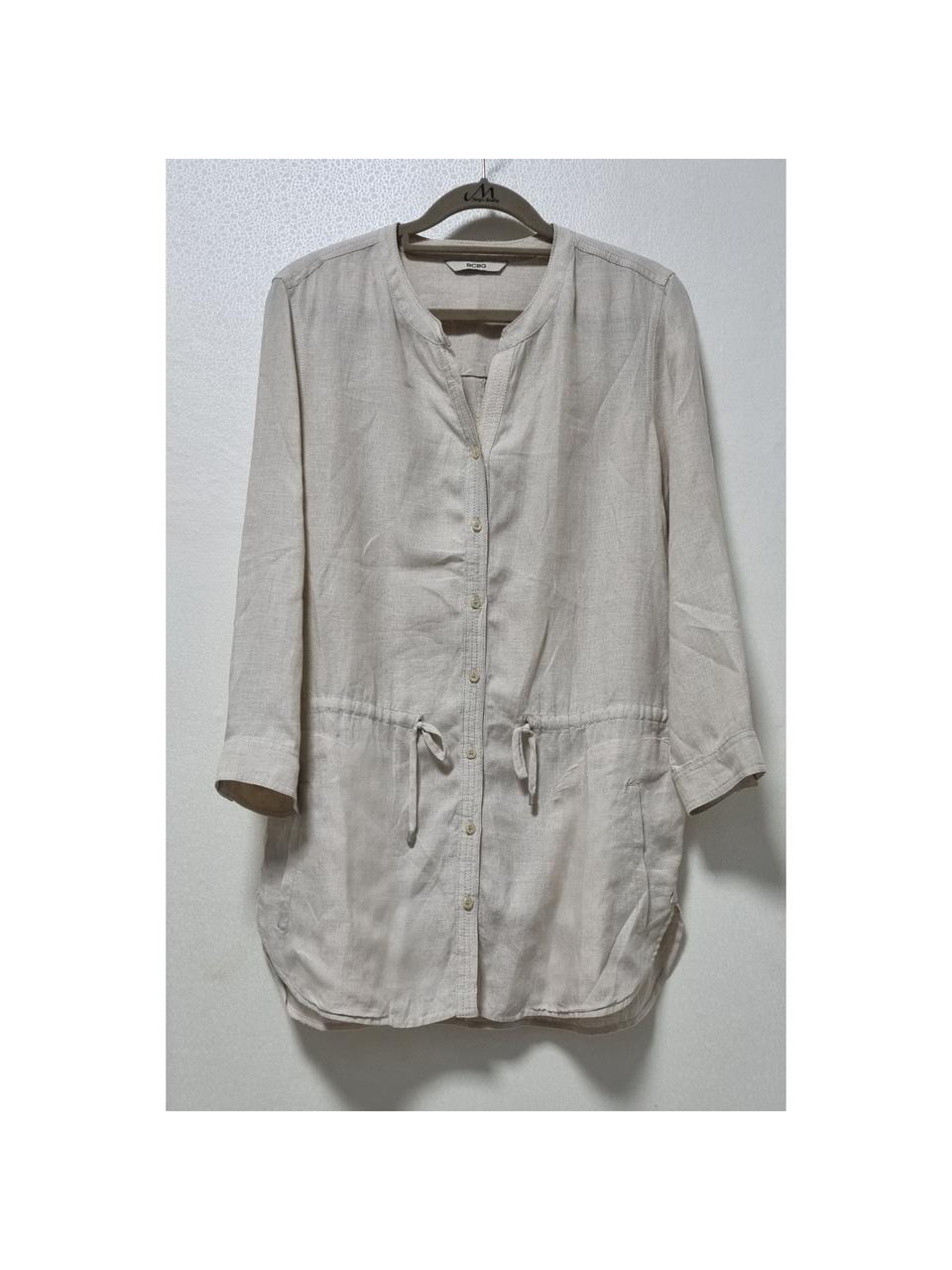 BCBG 린넨 마 블라우스 자켓