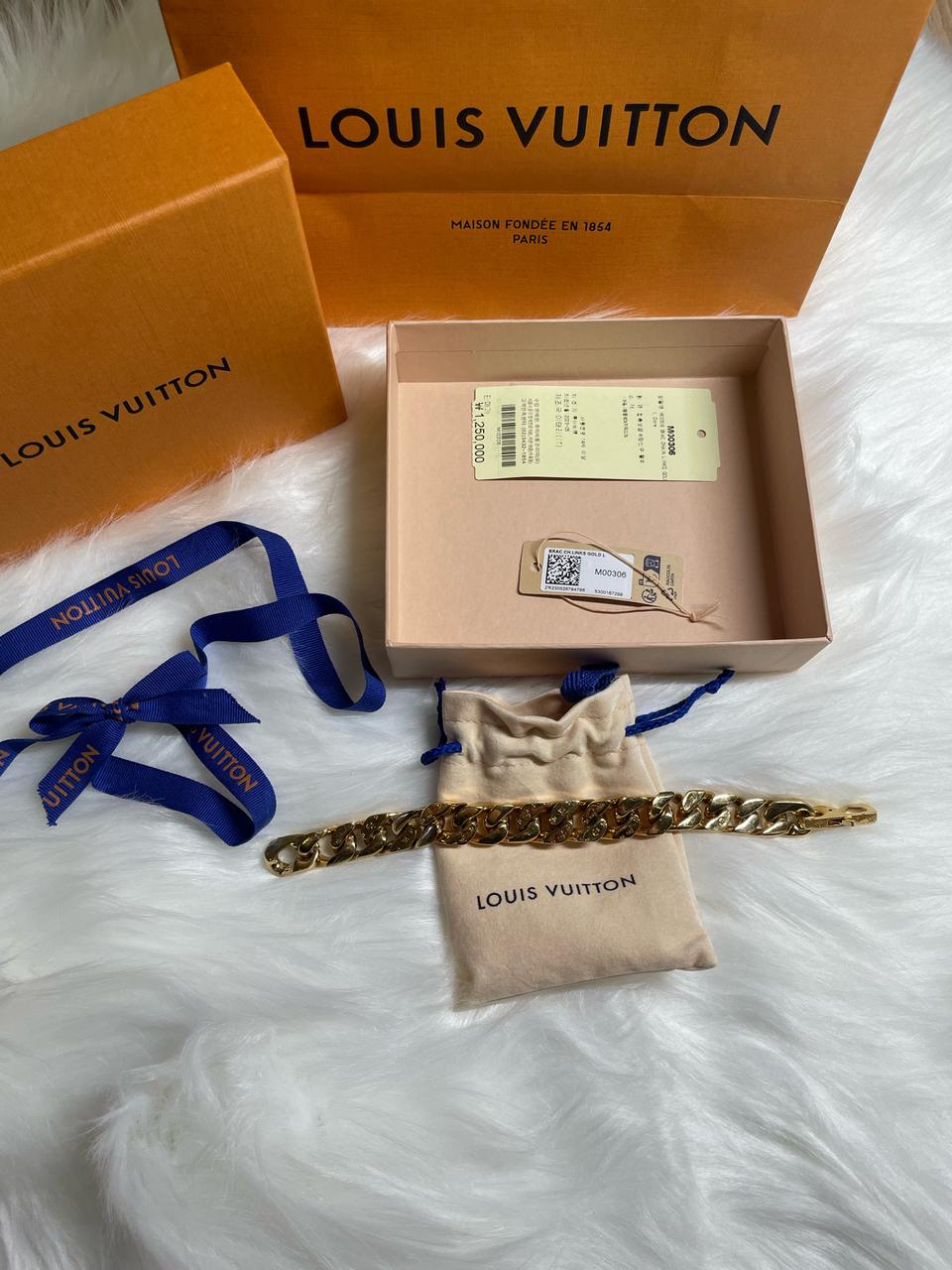 (정품/L)루이비통 체인링크 팔찌 풀구성