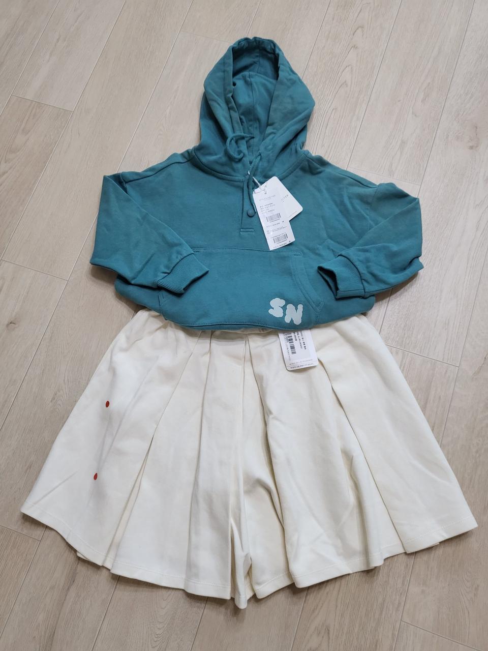 (새것)스타일노리터 후드 큐롯 팬츠 셋뚜