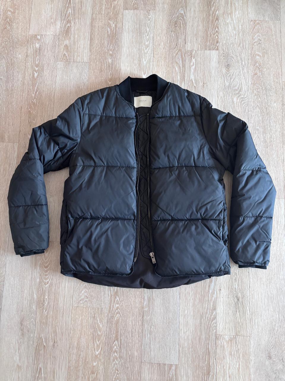 보틀 블랙 패딩 90