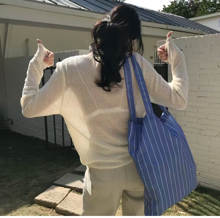 NE144)3컬러 레이어드 골지 시스루 루즈핏 버튼 니트 데일리룩 꾸안꾸