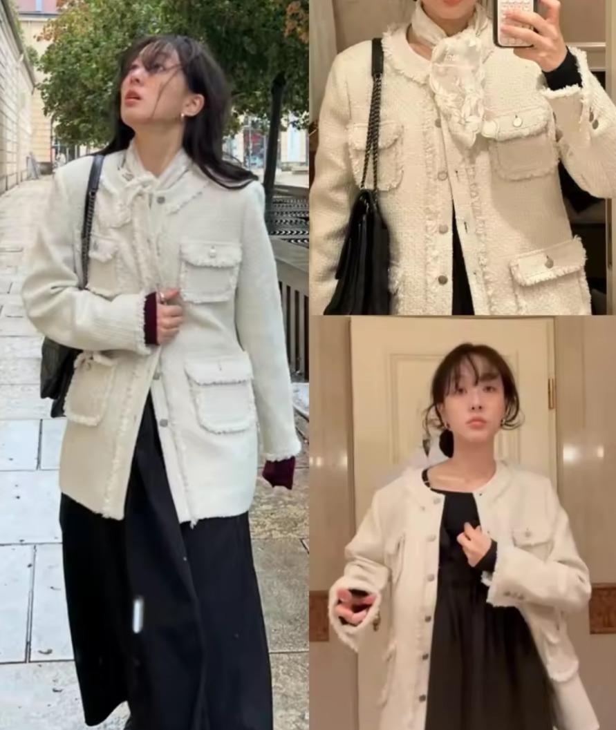 새상품 트위드자켓