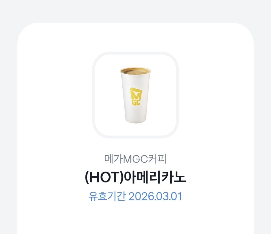 메가 아메리카노 HOT