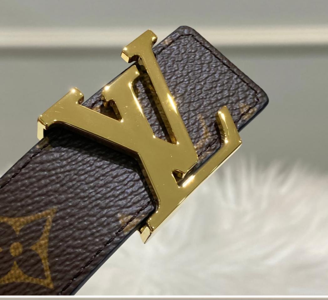루이비통 LV 리버서블 금장벨트 N9453X