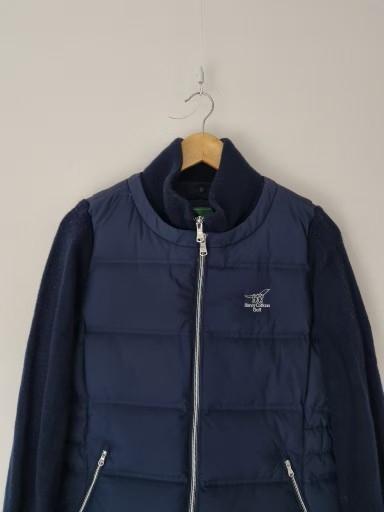 헨리코튼골프 네이비 패딩 점퍼(안감탈부착,95사이즈)