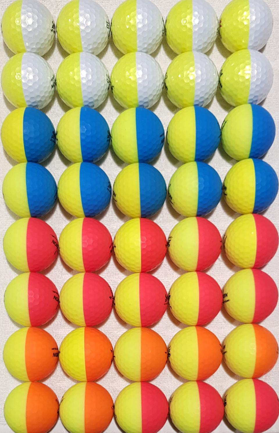 스릭슨 디바이드 3-4피스혼합A+급40개.골프공 로스트볼