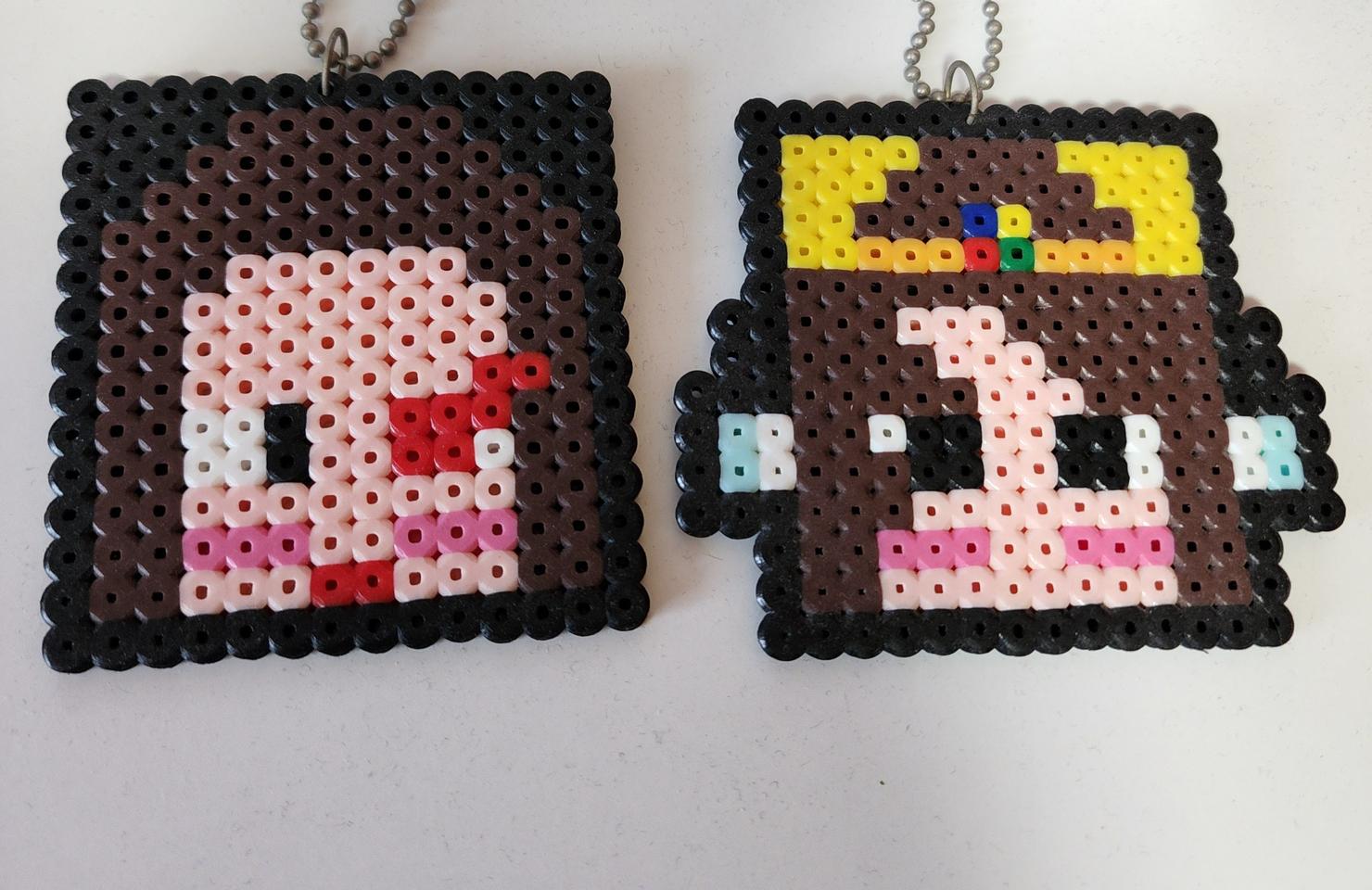 마인크래프트 & 마리오 픽셀비즈공예 4개 일괄판매