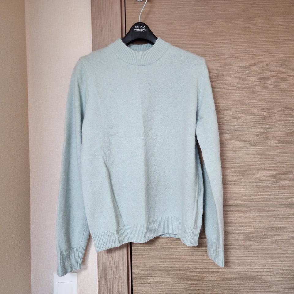 새상품) 하늘민트니트