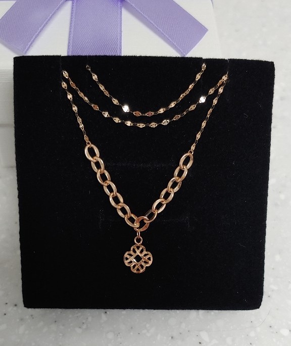 14k 목걸이 로즈골드 새제품