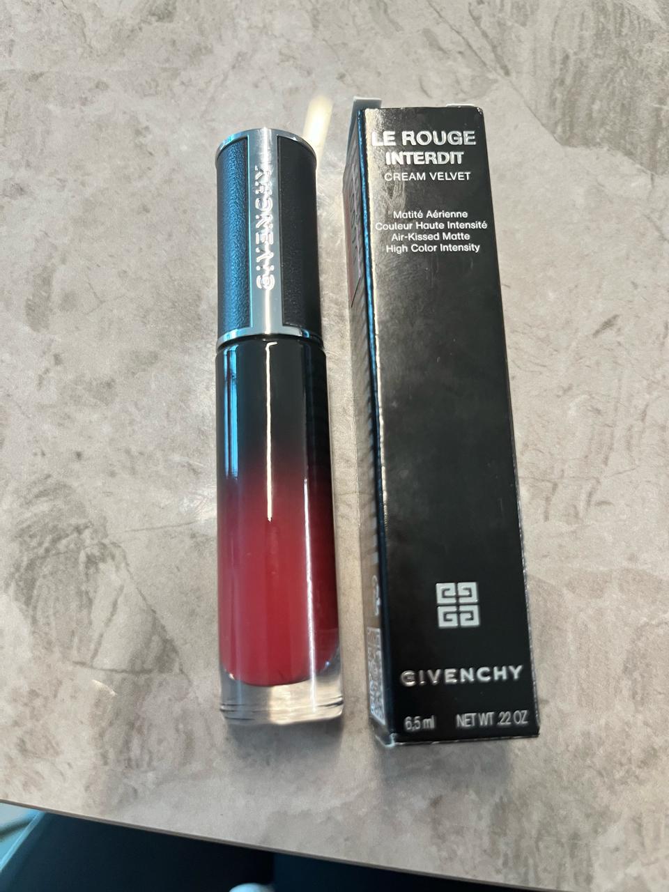 지방시 르 루즈 앵떼르디 크림 벨벳(새상품)