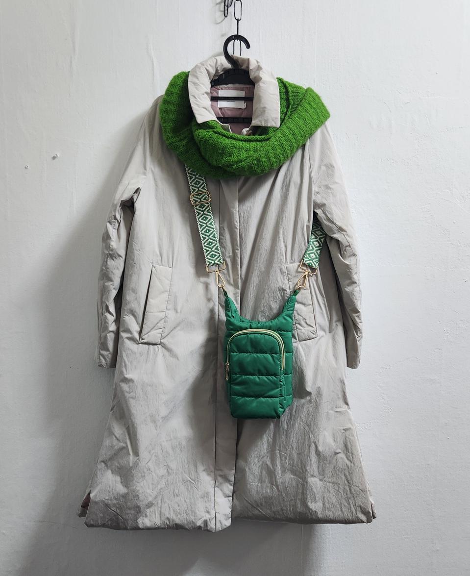 M) 쏘울 구스 경량 롱 자켓