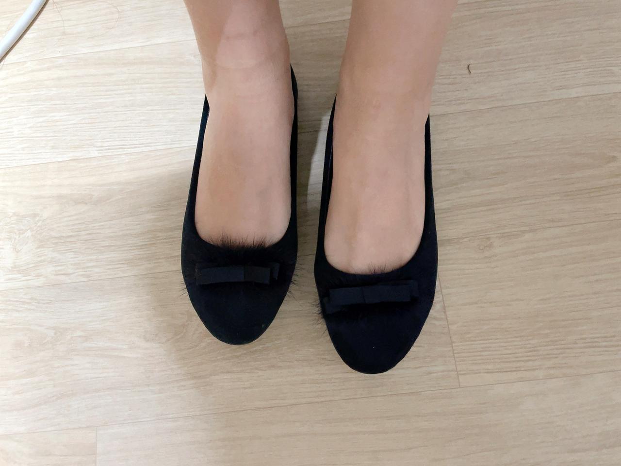 VINCCI 빈치 네이비 플랫 슈즈 220mm 졸귀