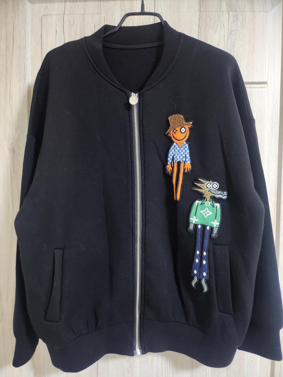 잠바(전체스판)+조끼.잠바2회착용.조끼는 새상품. 프리.사이즈