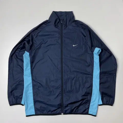 [택포] 나이키 얇은 클리마핏 바람막이 점퍼 네이비 L
