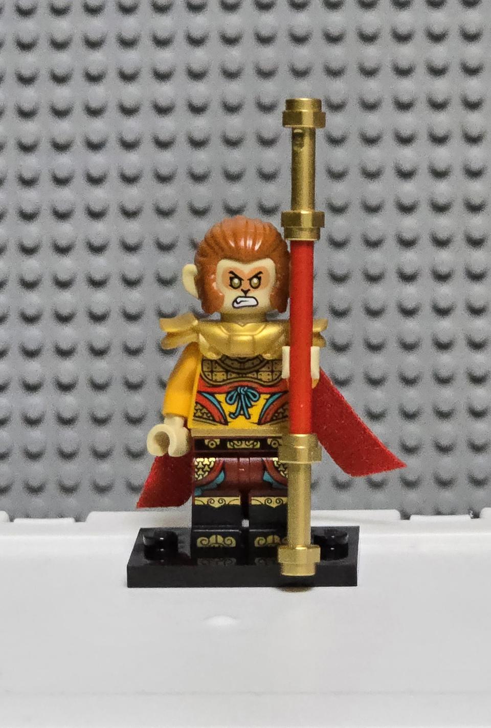 레고   몽키키드   몽키  킹  미니피규어