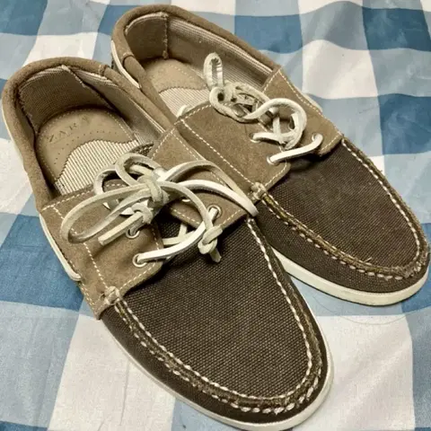 자라 보트 슈즈 265스웨이드