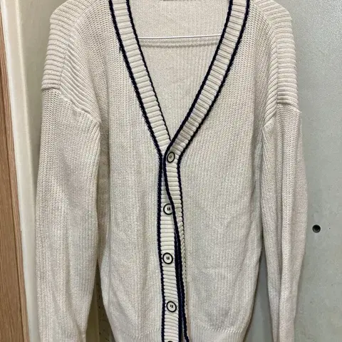 KNITTED 소프트와플라인 가디건 M 코튼 100%