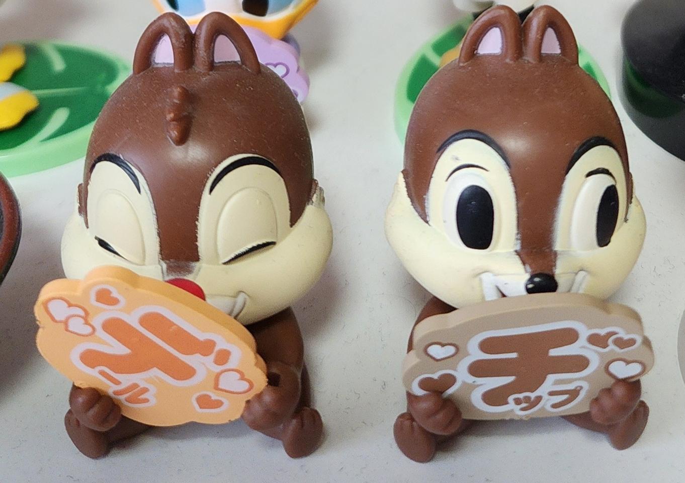 칩앤데일 피규어 2개 세트 일괄판매